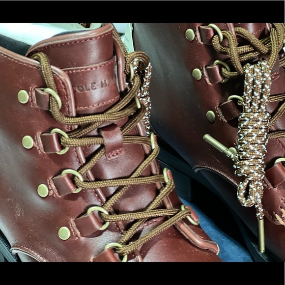 New Cole Haan Women's Briana Grand Lace-up Hiker Boot Hiking - Picture 9 of 15